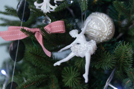 ballerina on the christmas tree