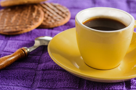 Coffee and cookiesの写真素材