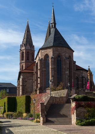 Saint Maria church from the german city Heilbad Heiligenstadtの写真素材