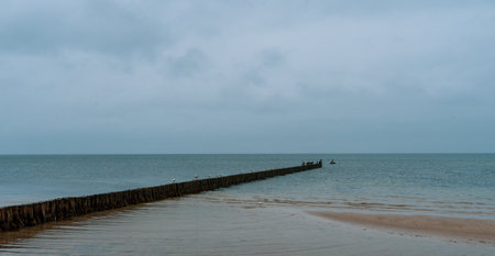Beach of Boltenhagen at the baltic sea