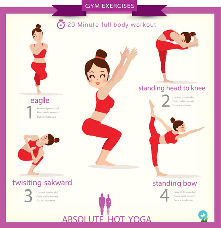 Sport and fitness infographics.Vector.のイラスト素材