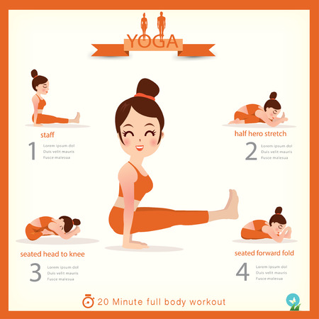 Sport and fitness infographics.Vector.のイラスト素材