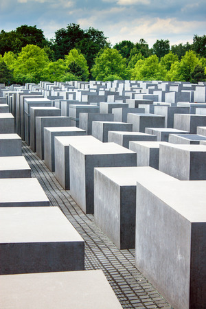 The Holocaust momorial in Berlin, Germanyのeditorial素材