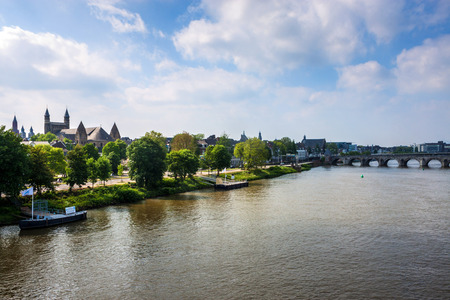 View of Maastricht, Netherlandsの写真素材