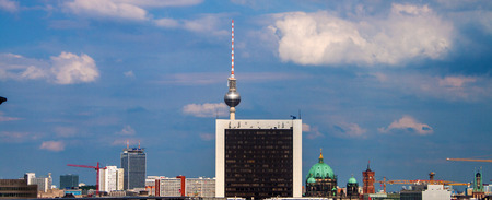 Skyline of Berlin, Germanyのeditorial素材