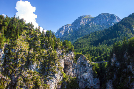 Alps in Bavaria, Germanyの写真素材