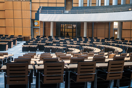 Interior of state parliament (Landtag) in Berlin, Germanyのeditorial素材