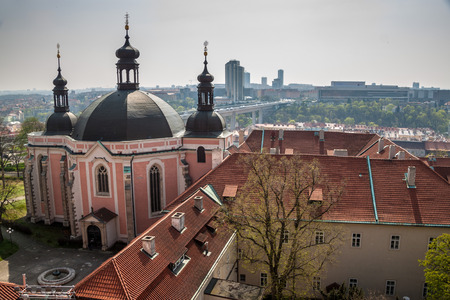 Church of st Maria and st Charles the Great in Prague, Czech Republicのeditorial素材