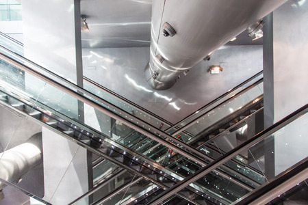 Modern subway station Garibaldi in Naples, Italyのeditorial素材