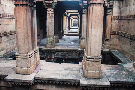 Adalaj Step well in Ahmedabad, Indiaのeditorial素材