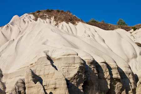 Unusual landscape in Cappadocia, Turkeyの写真素材