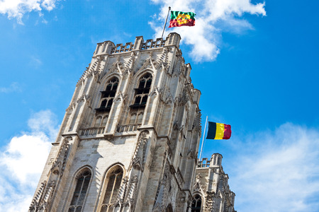 Cathedral in Brussels, Belgiumの写真素材