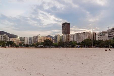 RIO DE JANEIRO, BRAZIL - JANUARY 27, 2015: Skyline of Botafogo neighborhood Rio de Janeiro.のeditorial素材