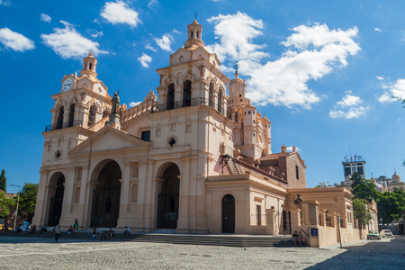 CORDOBA, ARGENTINA - APRIL 2, 2015: View of Cathedral of Cordoba (Our Lady of the Assumption).のeditorial素材