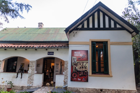 ALTA GRACIA, ARGENTINA - APRIL 3, 2015: Ernesto Che Guevara museum in Alta Gracia town, Argentina. Che Guevara lived in this house as a teenager.のeditorial素材