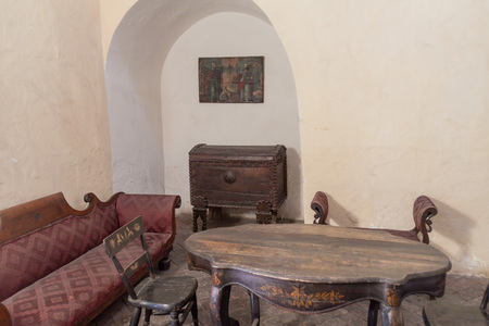 AREQUIPA, PERU - MAY 30, 2015: Room in Santa Catalina monastery in Arequipa, Peruのeditorial素材