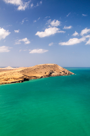 Coast of La Guajira peninsula in Colombiaの写真素材