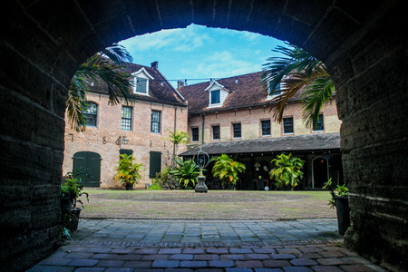Fort Zeelandia fortress in Paramaribo, capital of Suriname.のeditorial素材