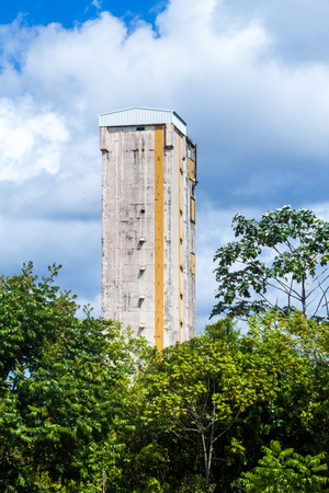 Ariane Launch Area 2, former launch pad, at Centre Spatial Guyanais (Guiana Space Centre) in Kourou, French Guianaのeditorial素材
