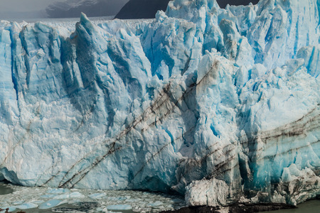 Perito Moreno glacier, Los Glaciares National Park, Patagonia, Argentinaの写真素材