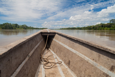 View of a river Napo (Peru) from a canoe View of a river Napo (Peru) from a canoe