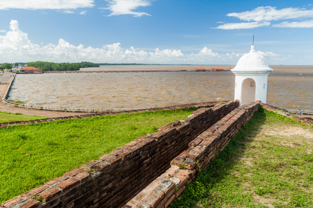 Fortress of Sao Jose de Macapa in city Macapa, Brazilのeditorial素材