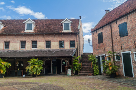 PARAMARIBO, SURINAME - AUGUST 6, 2015: Fort Zeelandia fortress in Paramaribo, capital of Suriname.のeditorial素材