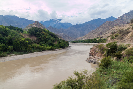 Maranon river valley, Peruの写真素材