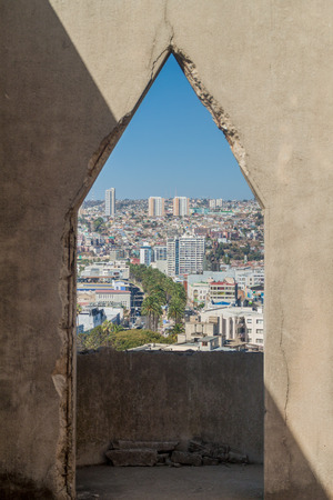 View of Valparaiso, Chileの写真素材