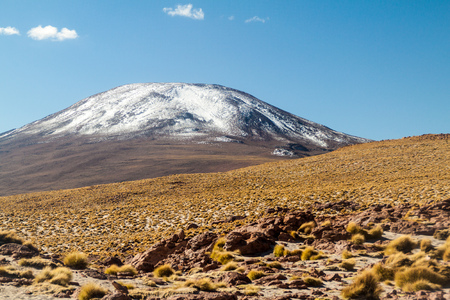 Mountain peaks of altiplano, Bolivia
