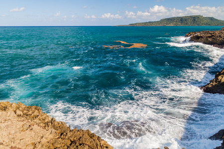 Coast in Baracoa, Cubaの写真素材