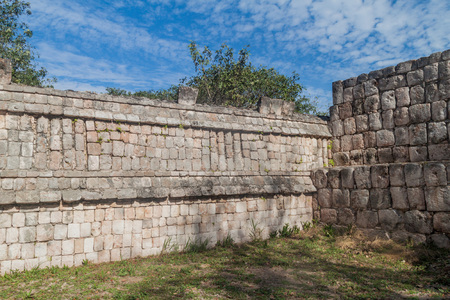 Ruins of the ancient Mayan city Uxmal, Mexicoの写真素材