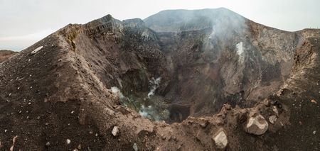 Crater of Telica volcano, Nicaraguaの写真素材