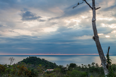 Ocean view near Quepos, Costa Ricaのeditorial素材