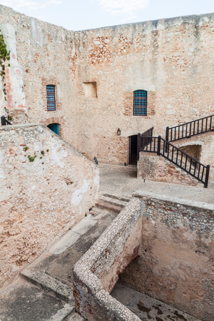Castle San Pedro de la Roca del Morro, Santiago de Cuba, Cubaのeditorial素材