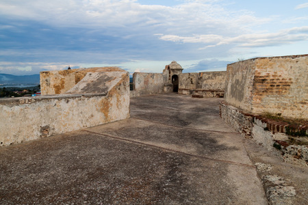 Castle San Pedro de la Roca del Morro, Santiago de Cuba, Cubaのeditorial素材