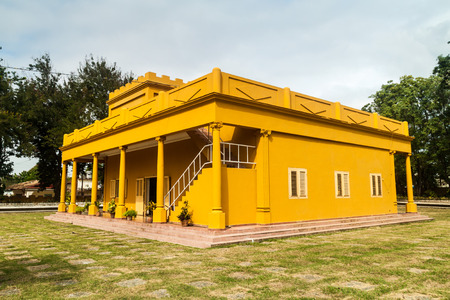 Former Cespedes military barracks, now Nico Lopez museum.のeditorial素材