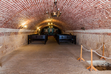 Chapel at the Morro castle in Havana, Cubaの写真素材