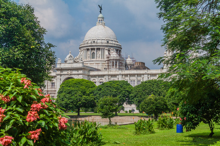 Victoria Memorial in Kolkata (Calcutta), Indiaのeditorial素材