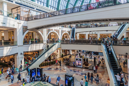 DUBAI, UAE - OCTOBER 21, 2016: Mall of Emirates shopping mall in Dubai, United Arab Emiratesのeditorial素材