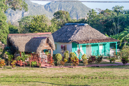Rural settlement near Vinales, Cubaのeditorial素材