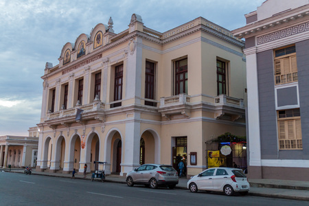 CIENFUEGOS, CUBA - FEBRUARY 11, 2016: Teatro Tomas Terry theatre in Cienfuegos, Cuba.のeditorial素材