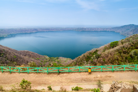 Laguna de Apoyo lake, Nicaraguaの写真素材