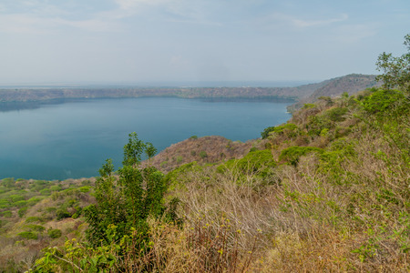Laguna de Apoyo lake, Nicaraguaの写真素材
