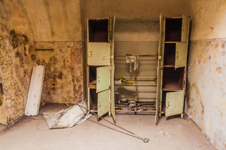 TALLINN, ESTONIA - AUGUST 23, 2016: Interior of the Patarei (former sea fortress and prison) in Tallinn, Estonia.のeditorial素材