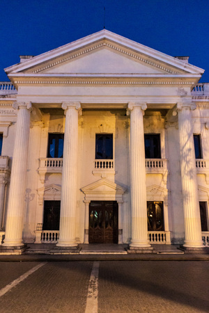 Palacio Provincial palace at Parque Vidal square in the center of Santa Clara, Cuba.のeditorial素材