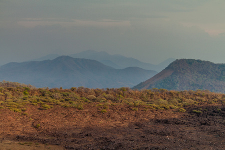 Landscape surrounding Telica volcano, Nicaraguaの写真素材