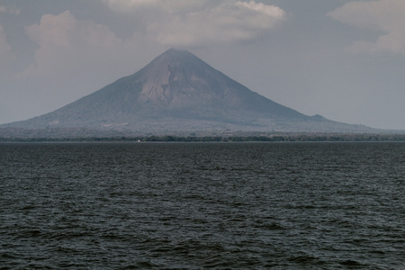 Ometepe island in Nicaragua lake. Volcano Concepcion.の写真素材
