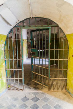 TALLINN, ESTONIA - AUGUST 23, 2016: Interior of the Patarei (former sea fortress and prison) in Tallinn, Estonia.のeditorial素材