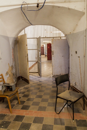 TALLINN, ESTONIA - AUGUST 23, 2016: Interior of the Patarei (former sea fortress and prison) in Tallinn, Estonia.のeditorial素材